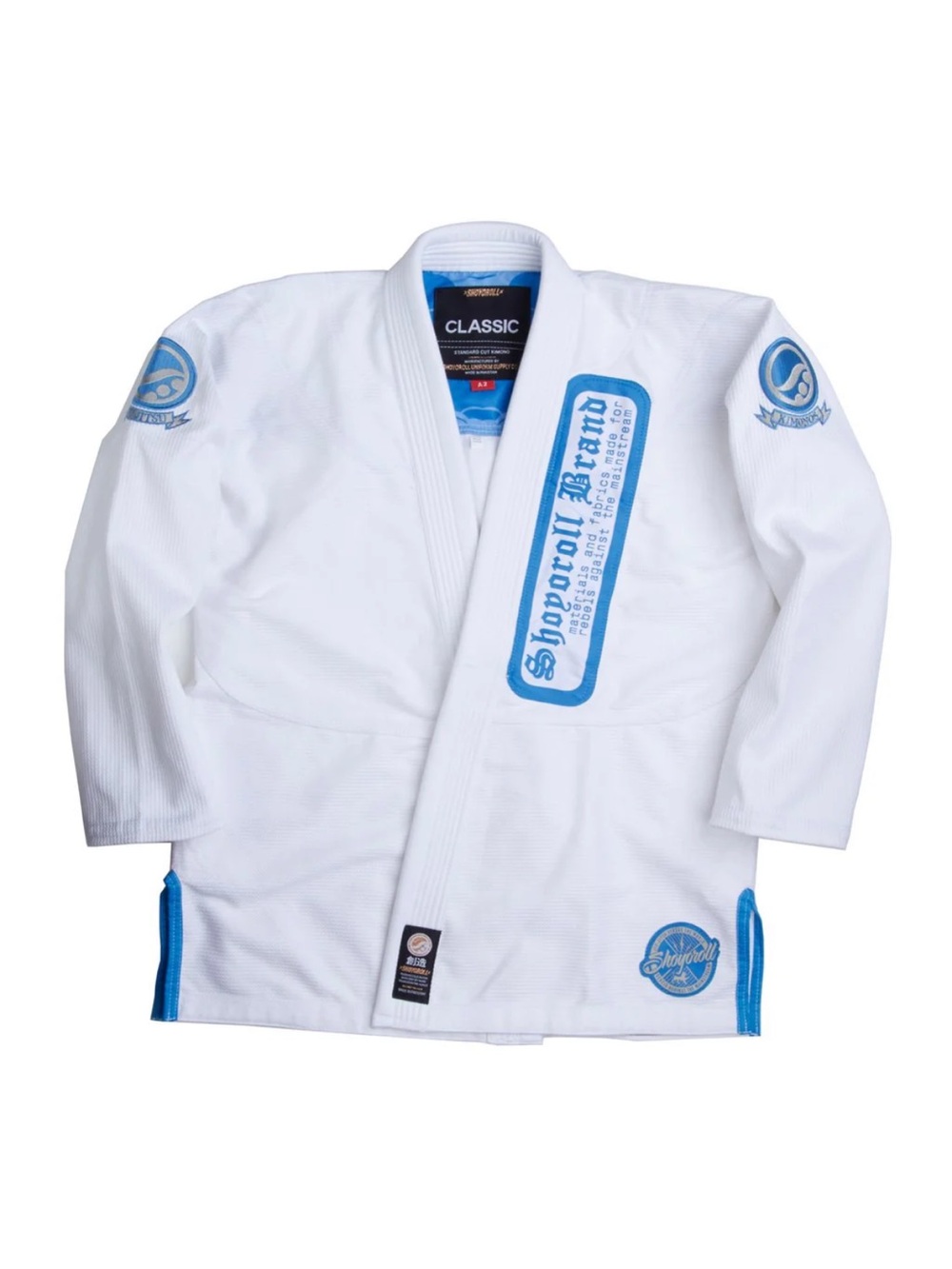 Shoyoroll Women's White and Blue Brazilian Jiu-Jitsu Gi